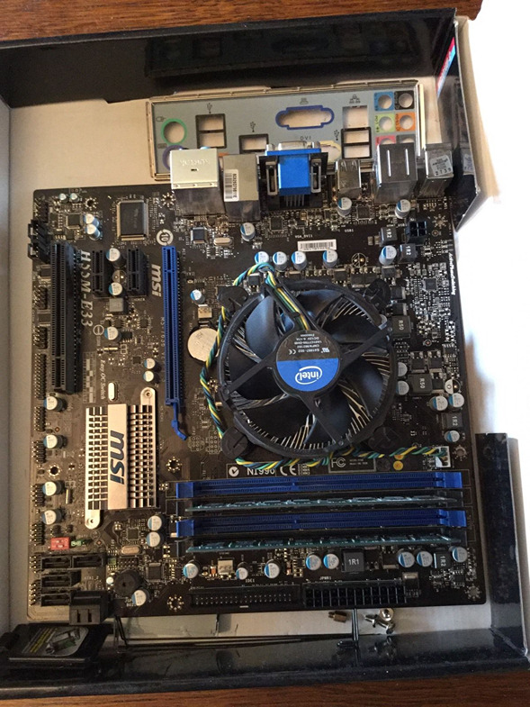 MSI H55M-E33 Intel H55 I3/I5/I7 Socket 1156 DDR3 Micro ATX Mothe